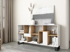 Clearance Estantes de prateleiras , 174x67x31, Design industrial, e Carvalho Prateleira