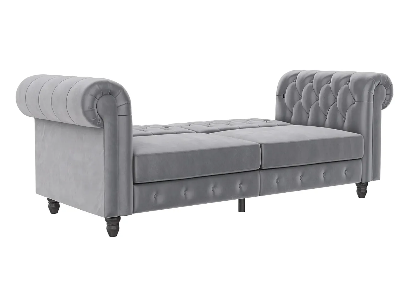 Best Felix | Sofá-cama de 3 lugares em veludo Sofá