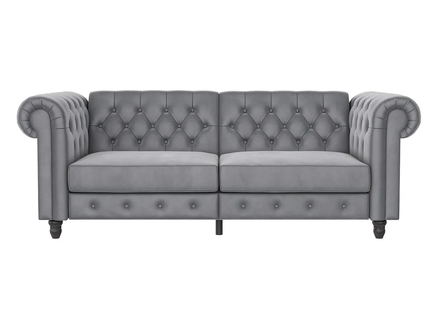Best Felix | Sofá-cama de 3 lugares em veludo Sofá
