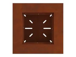 Best Fire Pit 60 x 60 x 50 cm Aço resistente às intempéries Lareira