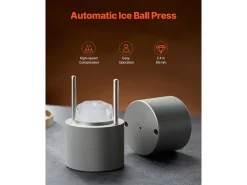 Best Forma de Gelo SucceBuy Prensa de Gelo Ice Diamond, Máquina de Bolas de Gelo de 6.5cm, Kit de Prensa de Gelo para Uísque, Perfeito para Uso Doméstico Acessório Vinho E Bar