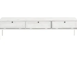 Hot Freya | Móvel TV com 3 portas de abrir em Pinho Creme Móvel De Tv