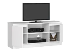 Gabinete de TV 120 cm 2D 1P - Moderno e Funcional, 2 Prateleiras e Portas, Acabamento Fosco, Material Durável, Montagem Independente*Akord Online