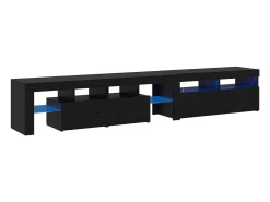 vidaxl Móvel De Tv*Gabinete para TV 2 pcs Carvalho 230 x 36,5 x 40 cm Preto