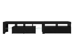 vidaxl Móvel De Tv*Gabinete para TV 2 pcs Carvalho 230 x 36,5 x 40 cm Preto