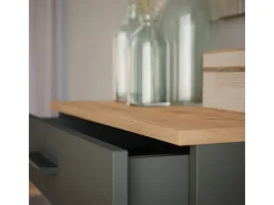 Vicco Acessórios De Arrumação|Acessório Vinho E Bar*Garrafeira carvalho goldkraft/antracite 60x34.5x106 repose Natural escuro