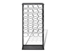 Garrafeira de metal, suporte para 28 garrafas de vinho PT849591* Clearance