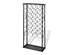 Garrafeira de metal, suporte para 28 garrafas de vinho PT849591* Clearance