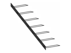 Garrafeira de parede para 7 garrafas metal PT553113* New