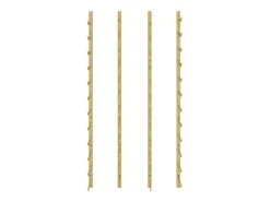 Garrafeira de parede para 24 garrafas 2 pcs ferro PT811870*