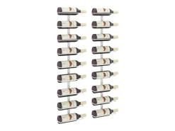 Garrafeira de parede para 9 garrafas 2 pcs ferro PT719530* Online