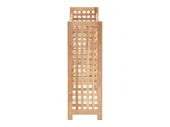 Garrafeira p/ 25 garrafas madeira de nogueira maciça 63x25x73cm PT959763^ Clearance