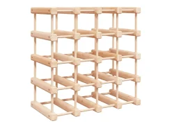 Garrafeira para 20 garrafas 46,5x23x46,5 cm pinho maciço PT272545^