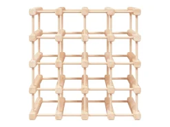 Garrafeira para 20 garrafas 46,5x23x46,5 cm pinho maciço PT272545^