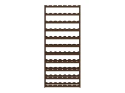 Acessórios De Arrumação|Acessório Vinho E Bar*Garrafeira para 77 garrafas madeira de pinho maciça PT341219 Castanho