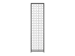 Acessórios De Arrumação|Acessório Vinho E Bar*Garrafeira para 95 garrafas 54x18x200 cm ferro forjado PT832783 Preto
