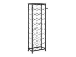 Garrafeira para 27 garrafas 34x18x100 cm ferro forjado PT812170* Online