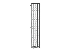 Acessórios De Arrumação|Acessório Vinho E Bar*Garrafeira para 57 garrafas 34x18x200 cm ferro forjado PT892144 Preto