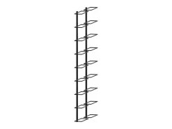 Garrafeiras de parede para 18 garrafas 2 pcs ferro PT514918^ Outlet