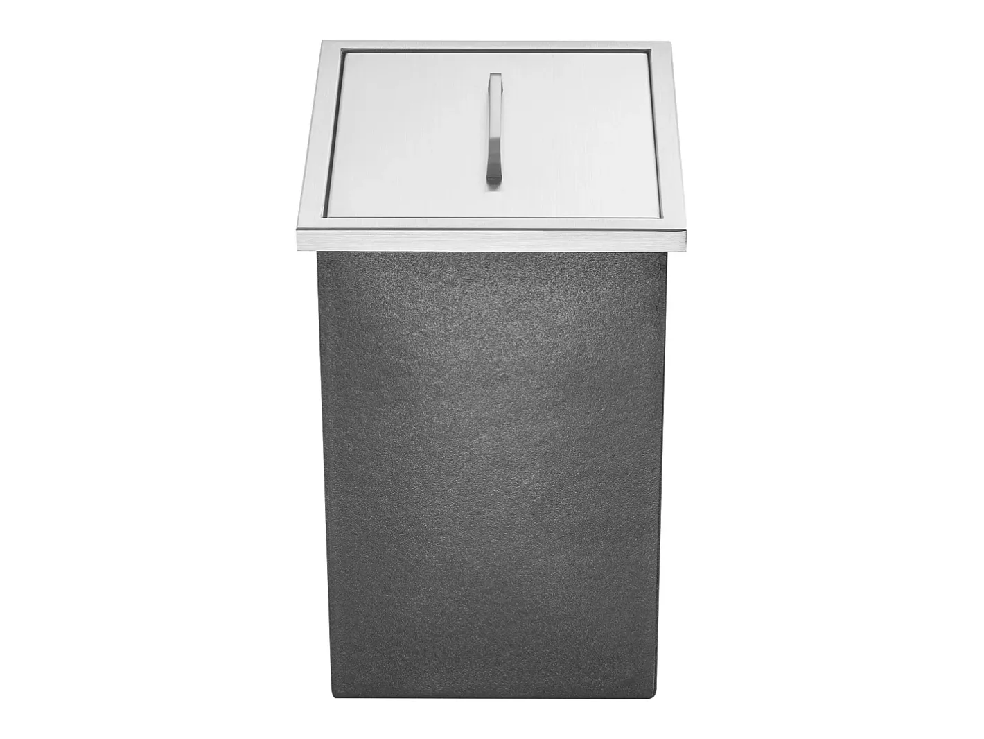 Acessório Vinho E Bar*Geladeira Embutida SucceBuy, 35,6 x 30,5 x 45,7 cm, Geladeira de Aço Inoxidável com Tampa Prateado