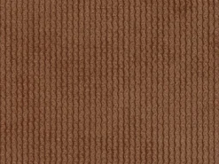 Maison Céphy Sofá*Grande sofá de canto direito veludo canelado POGNI de Terracota