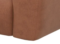 Grande sofá de canto esquerdo veludo canelado POGNI de^Maison Céphy Discount