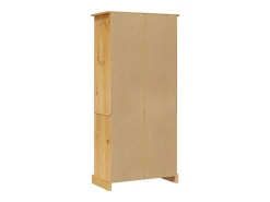 Best Guarda-louças Corona Range em pinho mexicano 80x40x170 cm Biblioteca