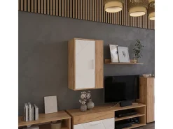 Vicco Prateleira*Hängeschrank carvalho goldkraft/branco 50.1x28.3x78.4 berno Natural escuro