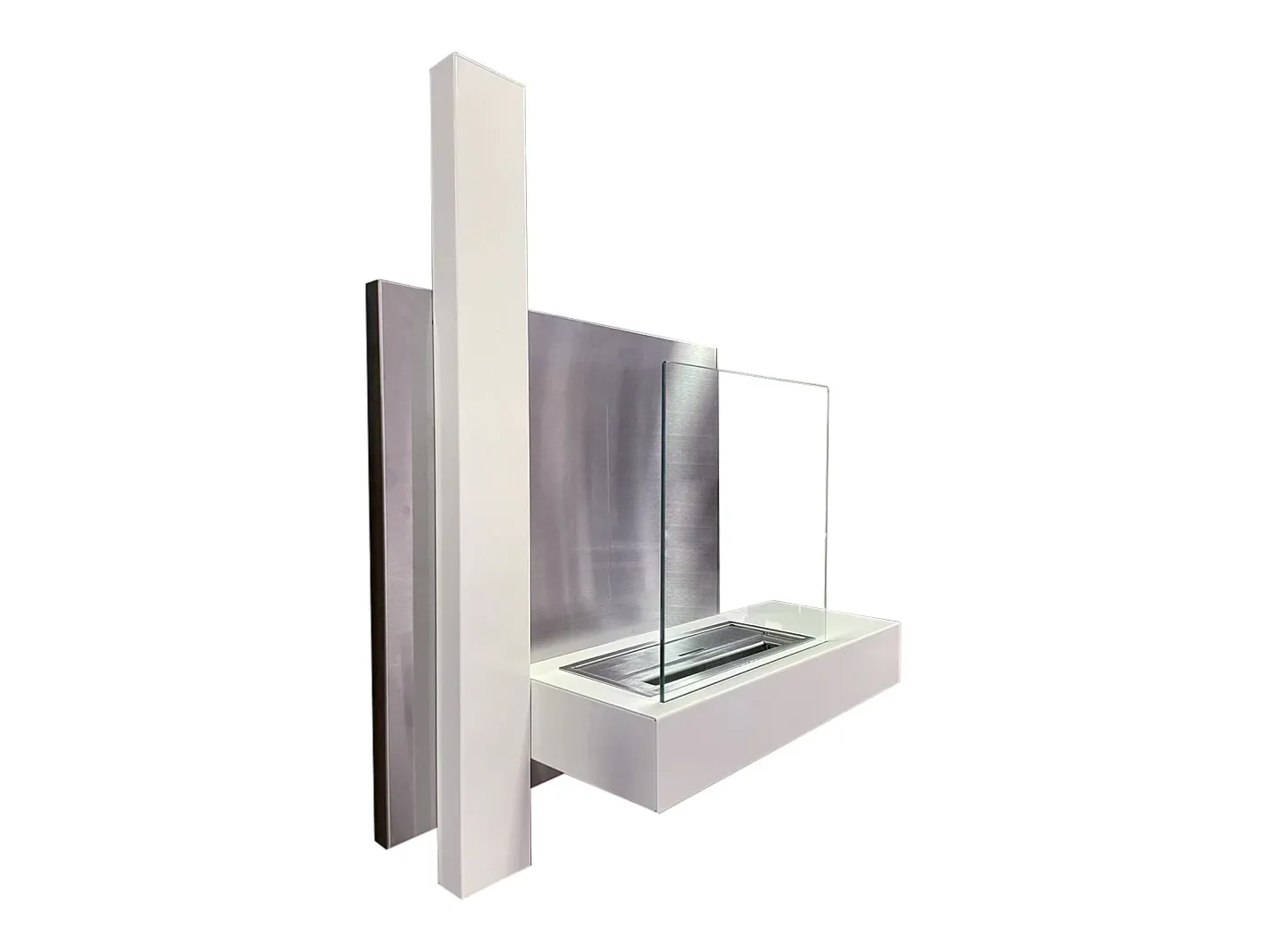 Hot Lareira de parede a bioetanol VIENNA L65 x H75 x D23 Lareira