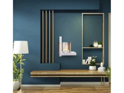 Hot Lareira de parede a bioetanol VIENNA L65 x H75 x D23 Lareira