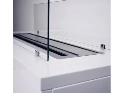 Best Lareira de piso a bioetanol para interior e exterior CARAVAGGIO L100xD40xH40 cm Lareira