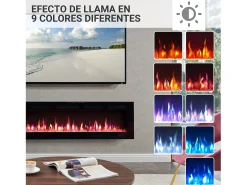 Best Lareira elétrica BALDERIA Leif 60 - 2 em 1 - preta Lareira