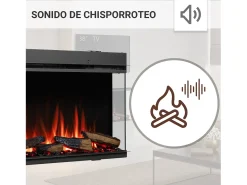 Best Lareira elétrica BALDERIA Athena smart 60 - Lareira embutida - Lareira