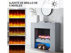 Best Lareira elétrica BALDERIA Naran - Lareira de chão - betão Lareira