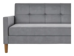 Loft24 Sofá*Lilly | Sofá-cama com arrumação Cinzento claro