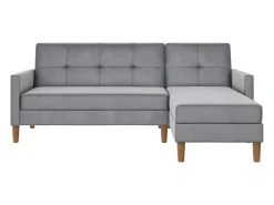Loft24 Sofá*Lilly | Sofá-cama com arrumação Cinzento claro