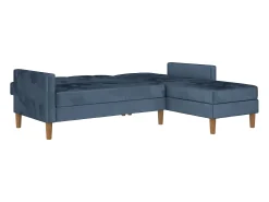 Loft24 Sofá*Lilly | Sofá-cama com arrumação Azul