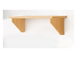 Loft24 Prateleira*Linus : Roupeiro com 2 portas em MDF cinzento Natural claro