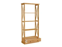 Loft24 Biblioteca*Livraria Selma Blanco Natural claro