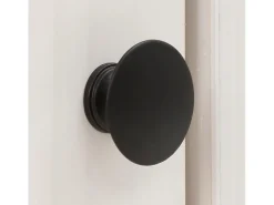 Best Loki | Armário baixo com 2 portas e 1 prateleira de vidro em pinho Móvel De Tv