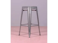 Lote de 4 bancos de metal com 76 cm de altura - Bistro - Metal*Nest Dream Online