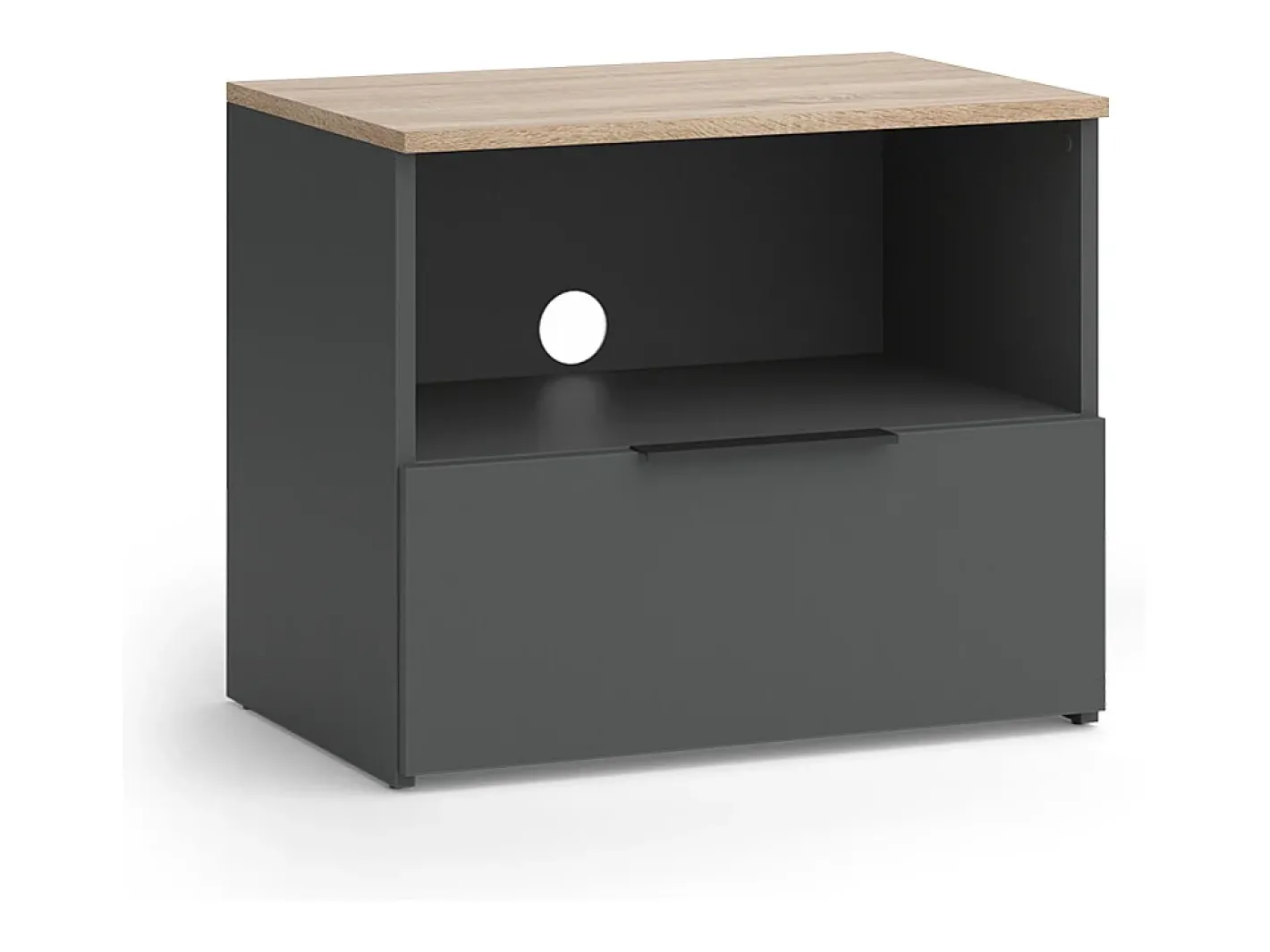 Vicco Móvel De Tv*Lowboard antracite/sonoma 60x40x50 wido Cinza antracite