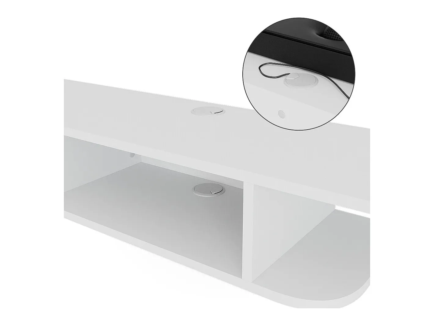 Vicco Móvel De Tv*Lowboard 105x30x18.2 lorio Branco