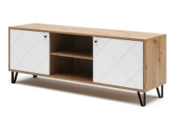 Vicco Móvel De Tv*Lowboard carvalho artesanal 150x40x55.2 nizza Natural claro