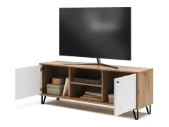 Vicco Móvel De Tv*Lowboard carvalho artesanal 150x40x55.2 nizza Natural claro