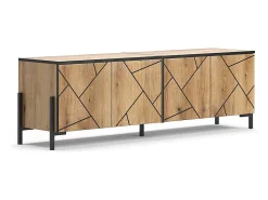 Vicco Móvel De Tv*Lowboard carvalho 156.8x39.7x50 hatto Natural claro