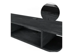 Vicco Móvel De Tv*Lowboard concreto 105x30x18.2 lorio Preto