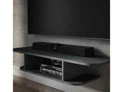 Vicco Móvel De Tv*Lowboard concreto 105x30x18.2 lorio Preto