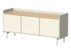 Vicco Móvel De Tv*Lowboard 140x40x63 velina Creme