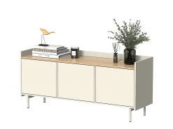 Vicco Móvel De Tv*Lowboard 140x40x63 velina Creme